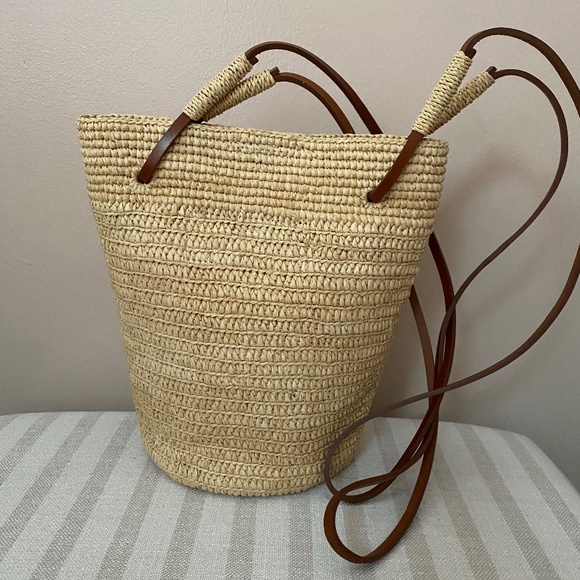 Sezane Josie Basket Bag NWOT - Picture 5 of 10